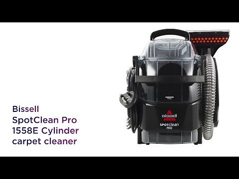 Bissell SpotClean Pro 1558E Cylinder Carpet Cleaner - Titanium | Product Overview | Currys PC World