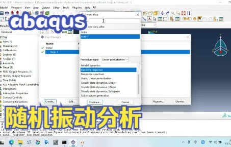 [abaqus]随机振动分析