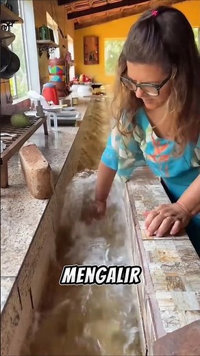 The Most Unique Wash Basin in the World, The Water Comes from a Natural Spring #shorts #viral #am...