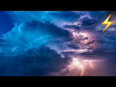 🎧⚡Astonishing Lightning Strike & Super Loud Thunderstorm Sounds (NO RAIN) |Non Stop & Scary Thunder⚡