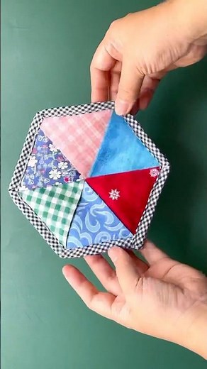 🌸 DIY Instructions for sewing Coaster in a new style/easy sewing
