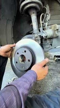 2012-2017 TOYOTA CAMRY HYBRID FRONT BRAKE PAD AND ROTOR CHANGE #mechanic #tireguy