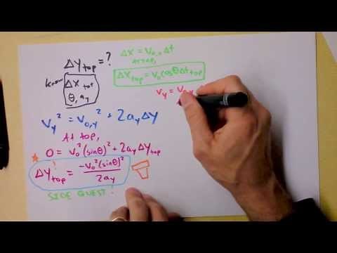 NO initial speed given! | Projectile Motion Worked Example Class 3 Problem | Doc Physics
