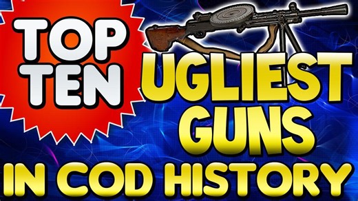 Top 10 - "ugliest Guns" In Cod History (top Ten - Top 10) "call Of Duty" | Chaos