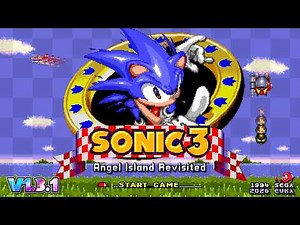 Sonic 3 A.I.R: Golden-Styled Sonic (v1.3.1) ✪ Extended Gameplay (1080p/60fps)