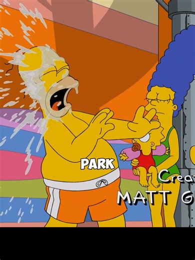 The Simpsons Enjoy a Day at an Indoor Water Park