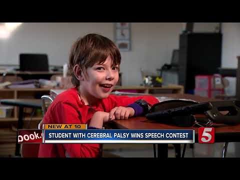 Student With Cerebral Palsy Wins Speech Contest