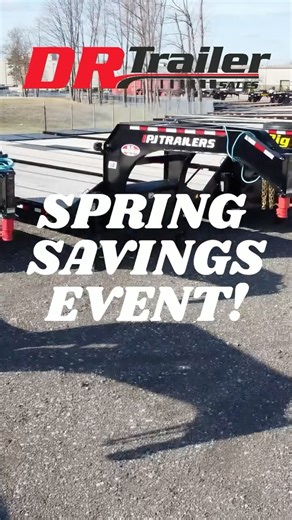 SPRING SALES EVENT @DRTRAILERSALES!! FINANCING AVAILABLE✔️ OVER 700 TRAILERS IN STOCK✔️ TRADE-INS WELCOME✔️ IN-HOUSE SERVICE✔️ 14177 PLANK RD. MILAN MI, 48160 (734) 439-1441 - Sales & Service | DR Trailer Sales