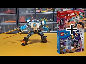The easiest way to upgrade Zane's Battle Suit Mech. Combining LEGO Sets 71827 and 60428