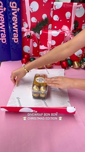 4.2K views · 54K reactions | Simple Gift Idea No. 1 = Christmas Chocolates that also give to someone in need 﫶 #reels #instareels #reelsinstagram #givewrap #giftwrapping #howtowrap #wrapping #howtofold #folding #diycraft #tutorial #giftwrapping #giftideas #wrappingpresents #gifts #christmas #christmasgifts #christmasdecor #christmastime #christmas2025 | Givewrap | Facebook