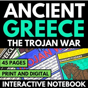 Ancient Greece Unit - The Trojan War - Ancient Greece Project and Questions