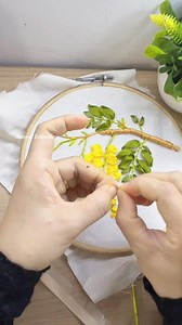 71K views · 2.7K reactions | Wisteria Flower Ribbon Embroidery Tutorial | Asnimar Embroidery | Facebook