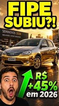 O carro popular que virou ouro no usado