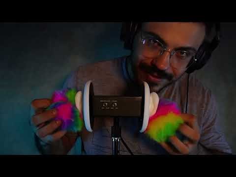 ASMR 1H Fluffy Sounds Deep Tingles | NOAH Whisper Trigger | No Talking Brain Massage