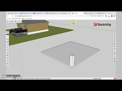Deck Design with Lowe's and Sketchup