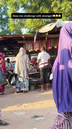 Engaging Slow Motion Challenges with Strangers