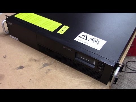 IBM 3000VA UPS & EBM teardown and battery carnage