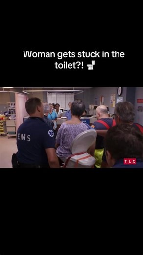 This lady gets stuck in her own toilet how?? 😰 #stuck #toilet #emergencyroom #er #hospital #doctor #nurse #ambulance #paramedic #ouch #fyp #fypシ #foryou #foryoupage