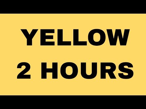 2 Hours Yellow Ambient Light – Relaxing TV Background (4K)