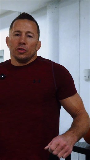 Here’s how I merge my fitness and skill training—today, my strength conditioning first, and then pad and drills.👊 | Georges St-Pierre