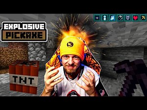 How to Craft An Explosive Pickaxe in Minecraft