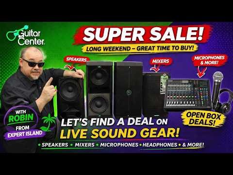 🔴 LIVE 🔴 Guitar Center Open Box Deals This Long Weekend (Speakers, Mixers & More)