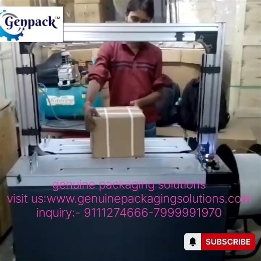 automatic box strapping machine Multiple box strapping machine, fully automatic #Shorts #machine