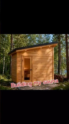 Building my dream sauna - how to build a sauna at home. #sauna #diy #building #construction