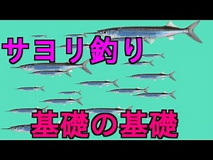 【サヨリ釣り】エサ釣りの仕掛け、釣り方 基礎解説