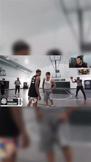 Rob's Takeover Performance Had Daquan Shook 😤 #basketball #shorts #viral