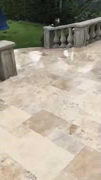 Imperméabilisation du travertin