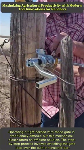 How Mechanical Winch Systems Revolutionize Traditional Barbed Wire Fence Management