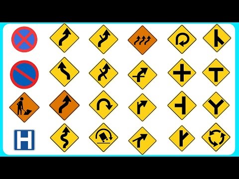 Top 50 Key U.S. Road Signs to Pass The DMV Written Test | DMV Permit Test | Traffic Sign Quiz