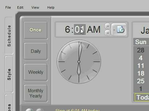 Free Virtual Alarm Clock for your PC