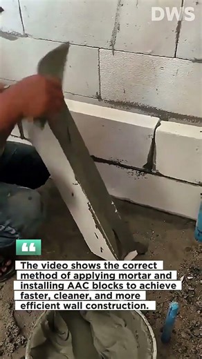 Lightweight AAC Block Installation – Fast and Precise Wall Construction Method