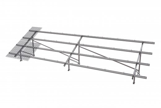 SolarTerrace™ III-A | Clenergy | Solar Racking | Cable Management | PV mountings | Fasten your solar panels to the Rooftop or ground