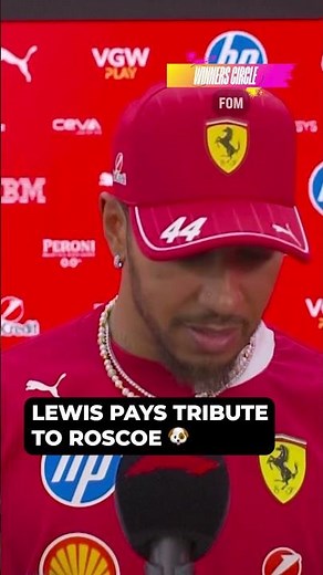 🐶💔 Lewis Hamilton's Emotional Tribute to Roscoe | F1 Singapore GP