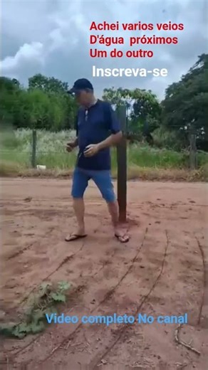 I found several streams of water close to each other using this technique.