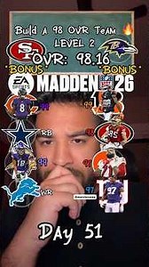 Build a 98 Overall Team in Madden 26 🔥😮‍💨 #nfl #madden26
