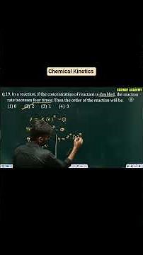 Rate Law Chemical Kinetics important question by Dhakad sir #shortsfeed #chemistry #kota