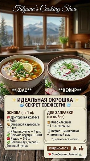 🥣 ОКРОШКА: Быстро и Идеально ✨ Всё дело в ЗАПРАВКЕ 🥣 2 Вкуса - 2 РЕЦЕПТА 👍