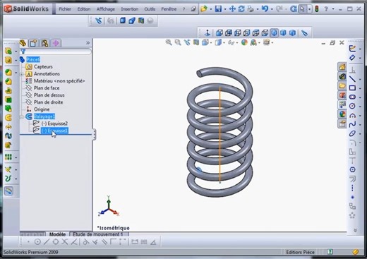 16K views · 191 reactions | Comment créer un Ressort avec SolidWorks | Science et Technique de l'Ingénieur STI | Facebook