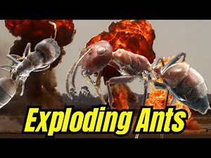 Kamikaze Ants Explosion Defense - Colobopsis explodens