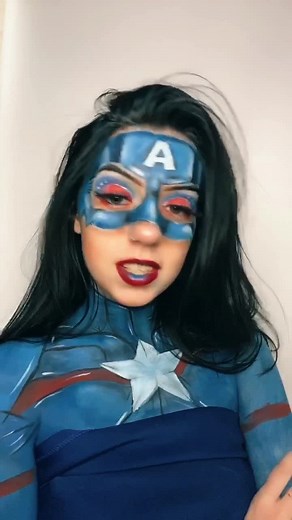 Captain America Makeup Tutorial | Marvel Avengers Superhero Look