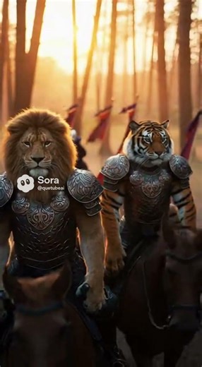 The Most Dramatic Duck Entrance Ever | Lion and Tiger Bodyguards