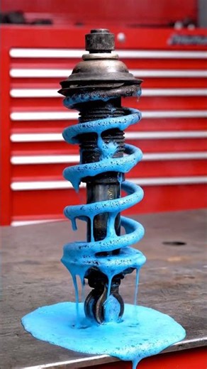 Watch This Spray DESTROY Rust on a Shock Absorber! 🧪