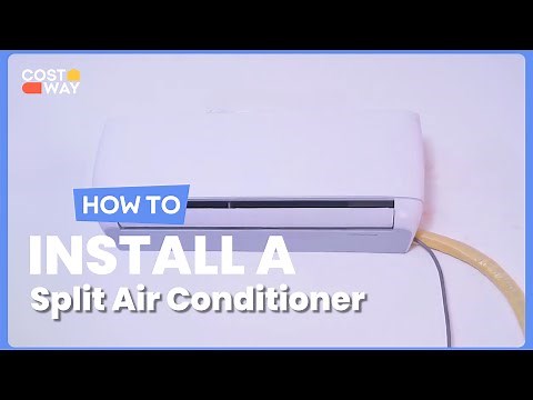 How to Install a Mini Split Air Conditioner and Heater | 82365714 #costway #howto #ac #minisplit