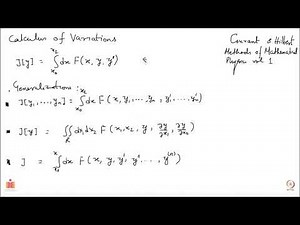 Calculus of Variations: Condition for extremum