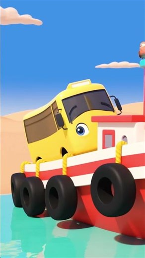 😂🔧 Buster’s DIY Moment... Can He REALLY Fix It? 🛠️🚌#buster #kids #cartoon