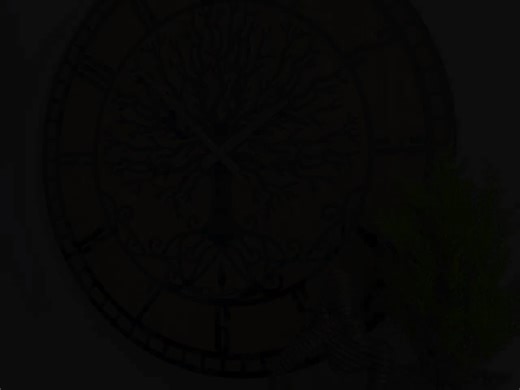 Tree of Life Metal and Wood Wall Clock - Oversized Farmhouse Wall Decor, Christmas Gifts - Etsy